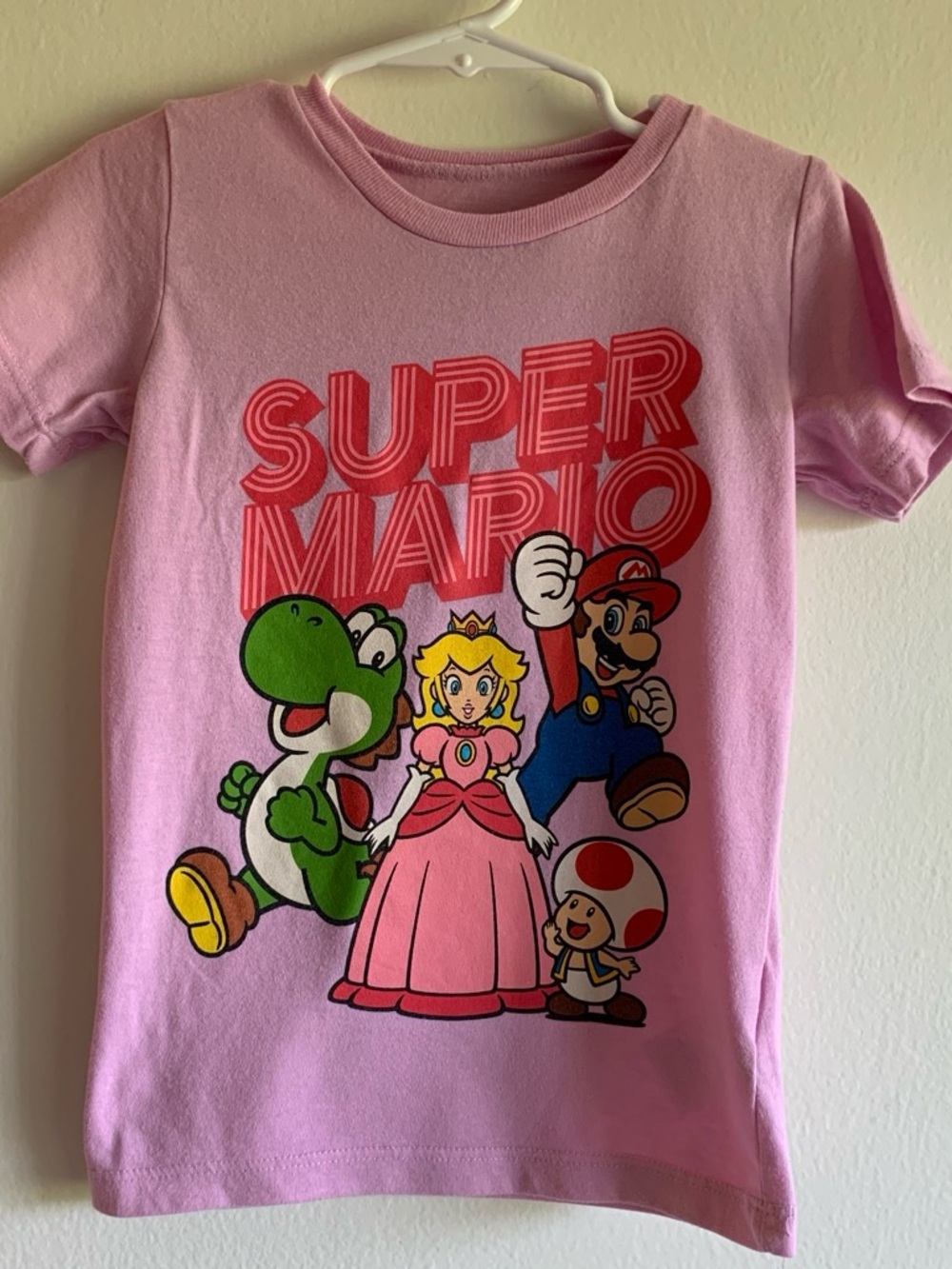 Carter's Pink Super Mario Graphic Tee